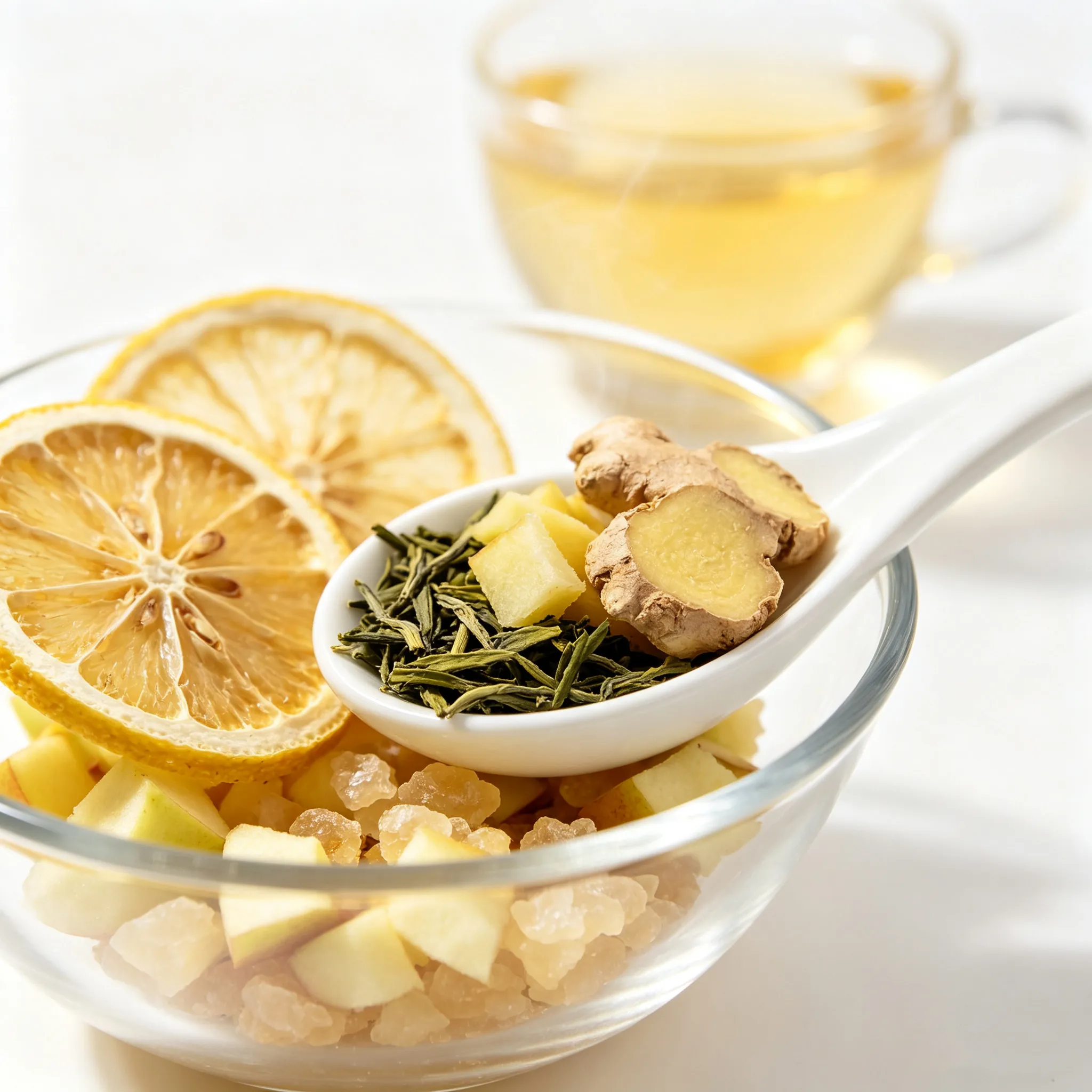 Spimole Lemon Ginger Green Fruit Tea