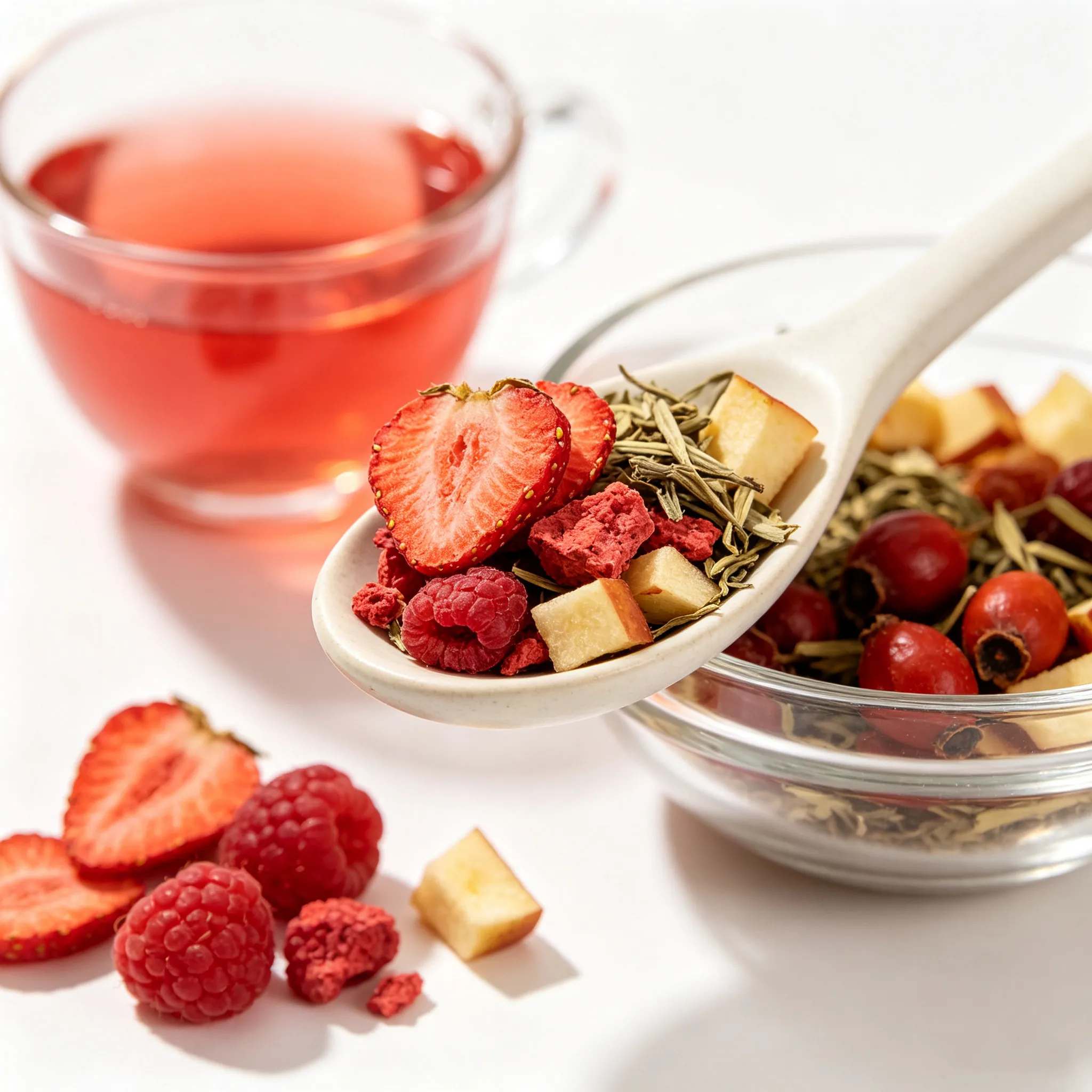 Spimole Strawberry Raspberry Fruit Tea